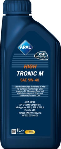 Масло моторное ARAL 5W40HITRM1L