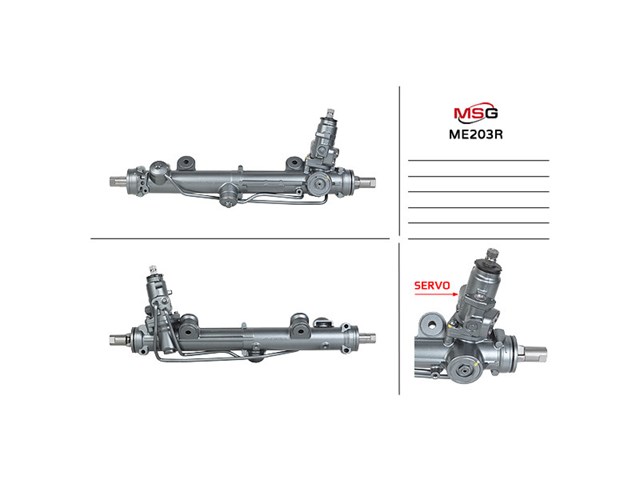 Купить RE9019KIT MSG Ремкомплект рулевой рейки (механизма), (ком-кт уплотнений)