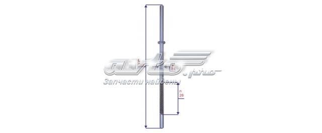 Вал (шток) рулевой рейки HVZ0075 ATG