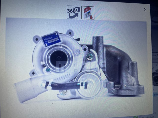 607TC17519000 Mahle Original turbina