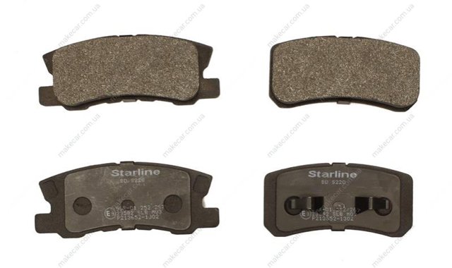Задние тормозные колодки BDS220 Starline
