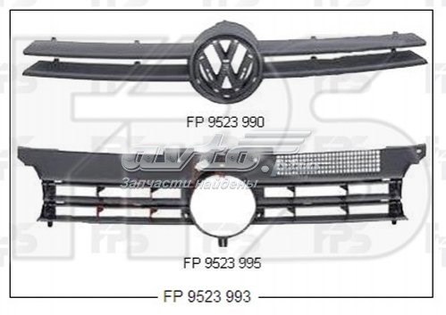 Облицовка радиатора FPS FP9523995 цена, от 10.50 USD
