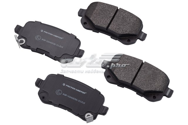 Купить MKD1326 Friction Master Колодки тормозные задние, дисковые