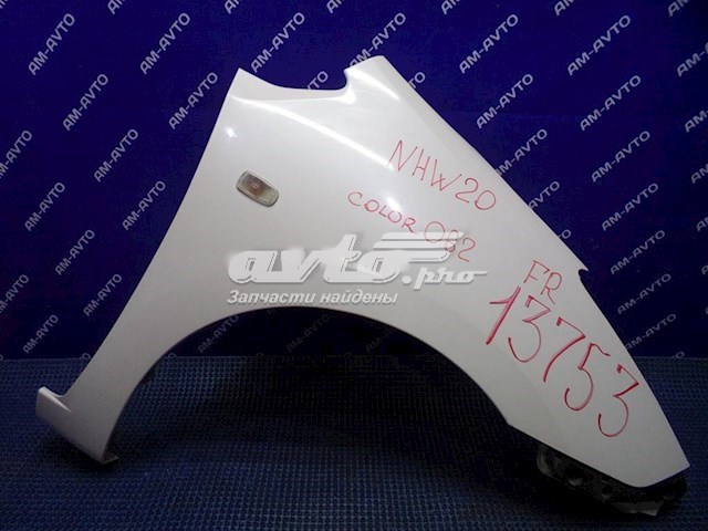 Pára-lama dianteiro direito Toyota 5380147010