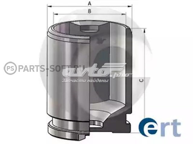 Поршень суппорта тормозного заднего 151197C ERT