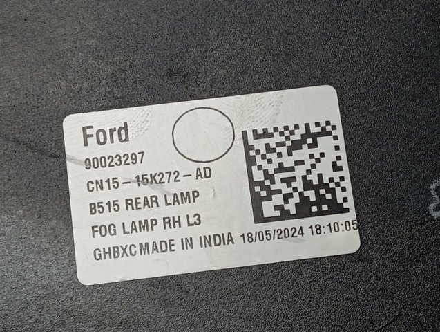Фонарь противотуманный задний правый CN1515K272AD Ford