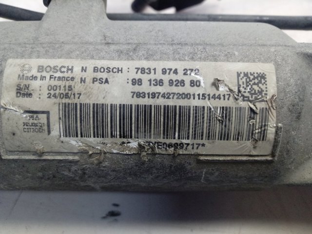 9813692680 Peugeot/Citroen Управление рулевое в сборе
