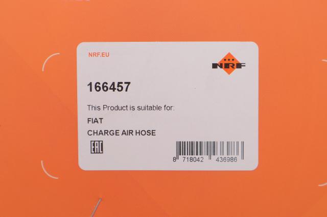 Патрубок интеркулера 166457 NRF