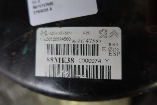 Reforçador dos freios a vácuo para Citroen C4 (B7)