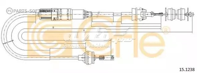 Трос сцепления 00002150W7 Peugeot/Citroen