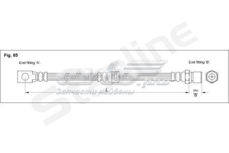 Купить HACC1228 Starline Шланг тормозной передний