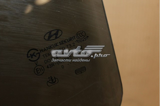 Стекло двери задней левой 834112S010 Hyundai/Kia