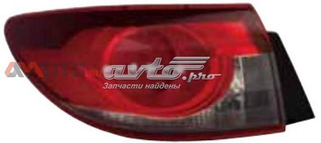 Задний левый внешний фонарь Depo/Loro/Abakus 2161996LUE