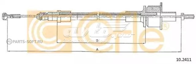 Трос сцепления 102411 Cofle