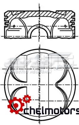 Поршень на 1 цилиндр 081PI00101000 Mahle Original