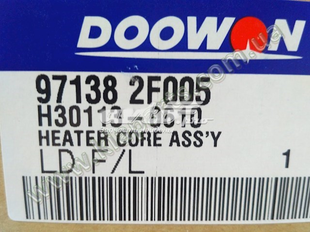 H301131140 Doowon Радиатор отопителя салона