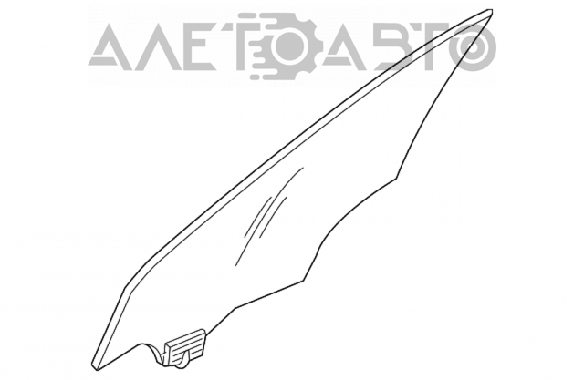 Стекло двери передней левой GS3237D301 XYG