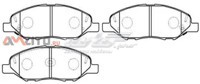 HP5267 HSB Колодки передние