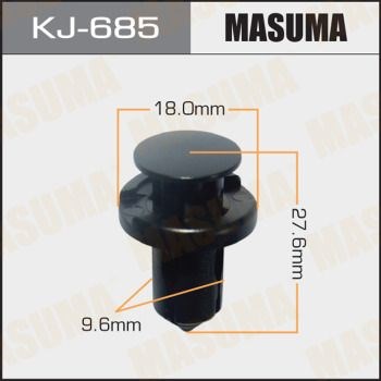 KJ685 Masuma Крепление переднего бампера