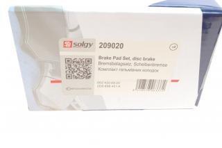 Колодки дисковые  Solgy 209020 цена, от 13.27 USD