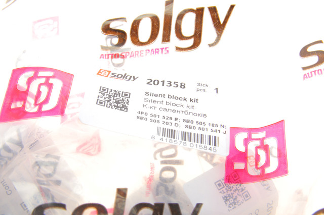 Сайлентблоки задней подвески 201358 Solgy