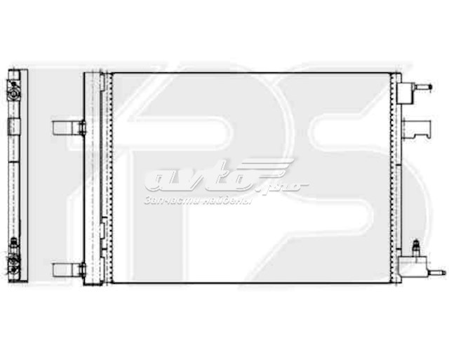 Радиатор кондиционера FPS FP17K250