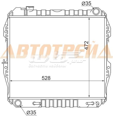 Радиатор TY0013V63R SAT