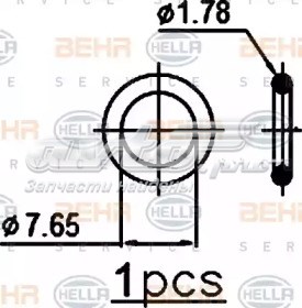 3005237 VAN Wezel radiador de aparelho de ar condicionado