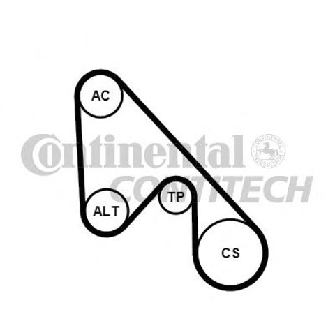 Ремень приводной 5PK1145K1 Continental/Siemens