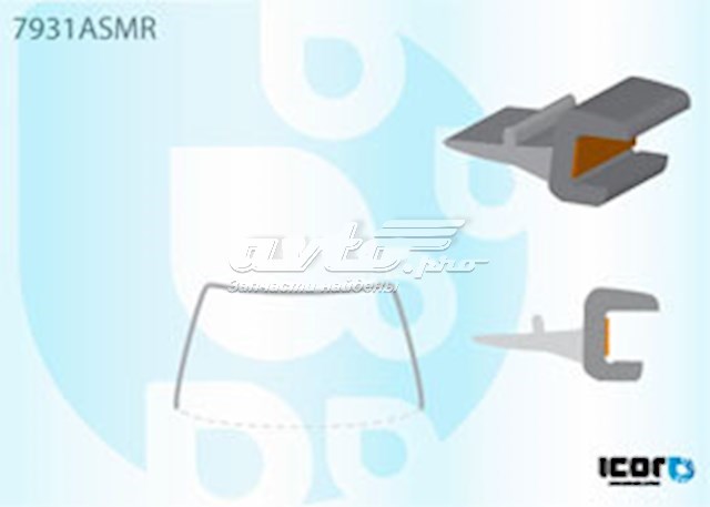 Moldura de pára-brisas para Subaru Tribeca 