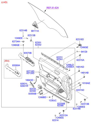  935553K000QS Hyundai/Kia