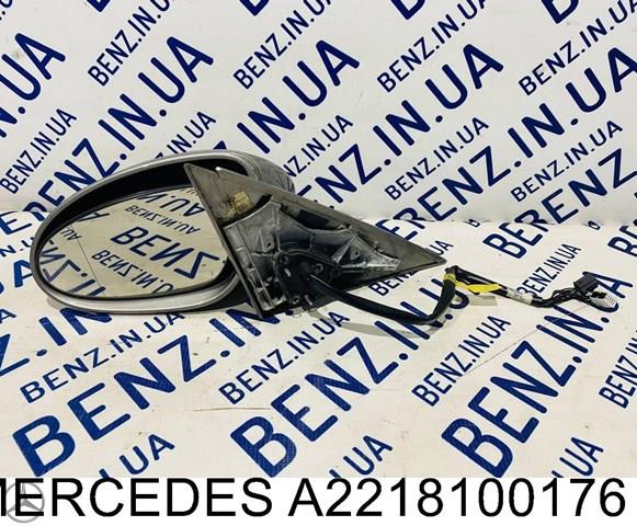 A2218100176 Mercedes espelho de retrovisão esquerdo