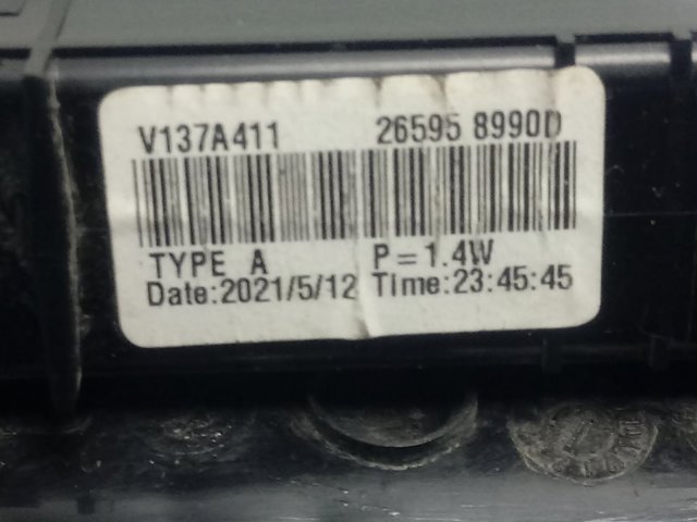 Купить 265958990D Renault (RVI) Стоп-сигнал заднего стекла