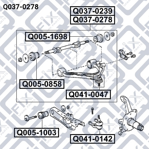 Верхний рычаг Q0370278 Q-fix