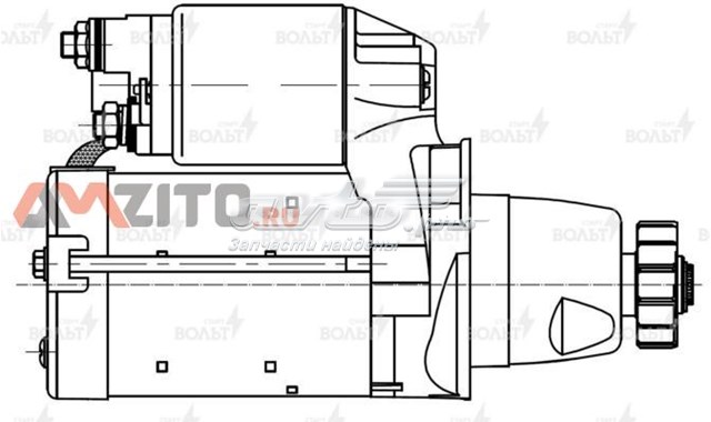 LST1902 STARTVOLT Стартер автомобиля