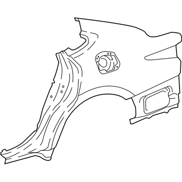 6160150070 Toyota Крыло заднее правое