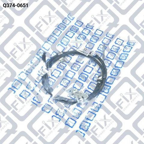 Трос стояночного тормоза задний правый Q-fix Q3740651 цена, от 24.18 USD