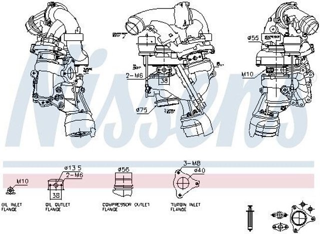 6510901686 Mercedes Турбонаддув