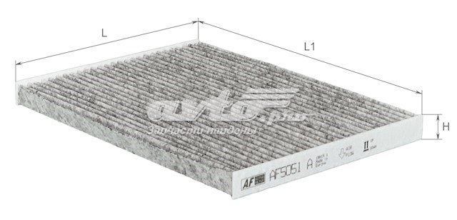Фильтр воздушный отопителя Alpha Filter AF5051A цена, от 3.54 USD