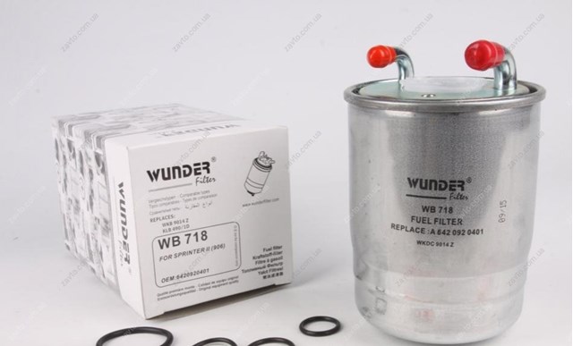 Фильтр тонкой очистки топлива Wunder WB718 цена, от 20.38 USD
