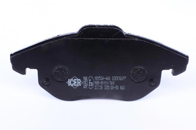 181536400 Icer Колодки передние