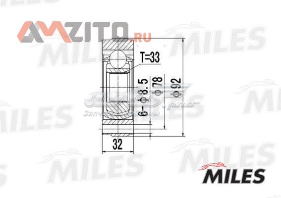 ШРУС внутренний передний GA10031 Miles