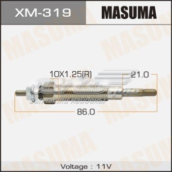 Свечи накаливания MASUMA XM319