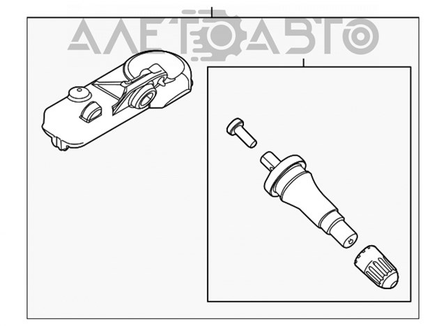 TPMS45 Ford Манометр воздушный