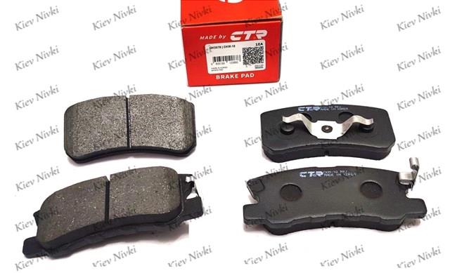 Задние дисковые колодки CTR GK0578