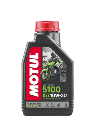 Моторное масло Motul 5100 ESTER 10W-30 Полусинтетическое 1л (104062)