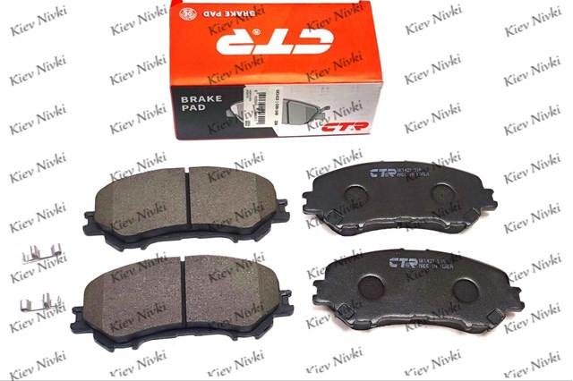 Колодки тормозные передние дисковые CTR GK1423
