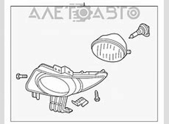 Фара противотуманная, правая Mazda BN8P51680A цена, от 4.84 USD