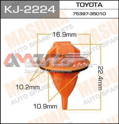 Клипса крепления накладок порогов KJ2224 Masuma