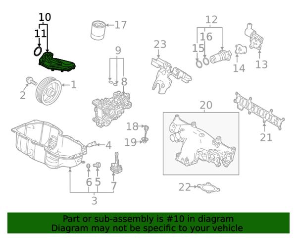 Compre Receptor de óleo (coletor de óleo) Mazda 6 